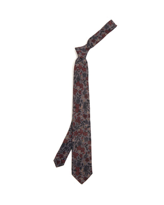 Paolo Albizzati Floral Wool Tie 6226