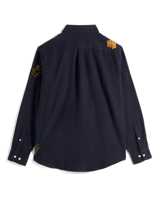 Portuguese Flannel Embroidery Flannel Sport Shirt 4828
