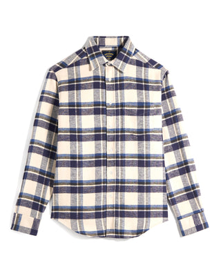 Portuguese Flannel Ecca Cotton Check Flannel Shirt 3802