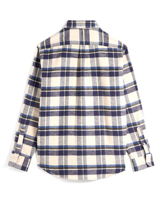 Portuguese Flannel Ecca Cotton Check Flannel Shirt 3809
