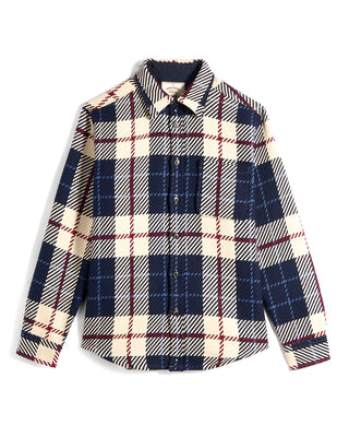 Portuguese Flannel Upper Plaid Flannel Overshirt 3827