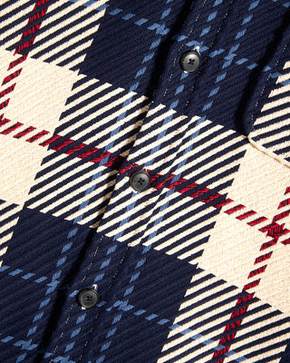 Portuguese Flannel Upper Plaid Flannel Overshirt 3830