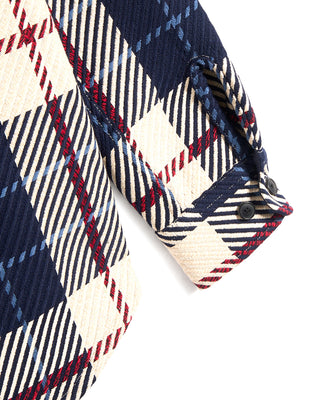 Portuguese Flannel Upper Plaid Flannel Overshirt 3833