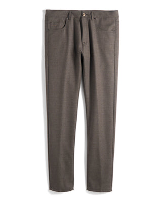 Paul  Shark Herringbone Wool Twill Trousers 930