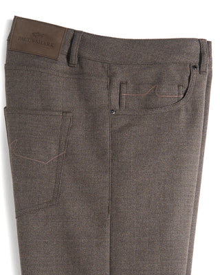 Paul  Shark Herringbone Wool Twill Trousers 937