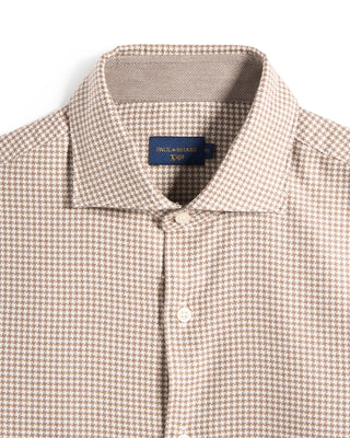 Paul  Shark Houndstooth Sport Shirt 7 11486