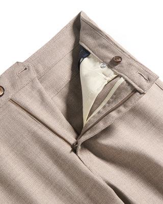 Paul  Shark Herringbone Wool Trousers 941