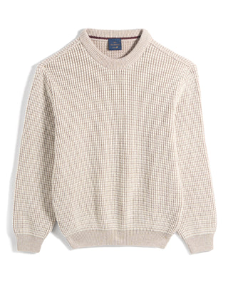 Paul  Shark Wool Bicolour Rib Crewneck 700