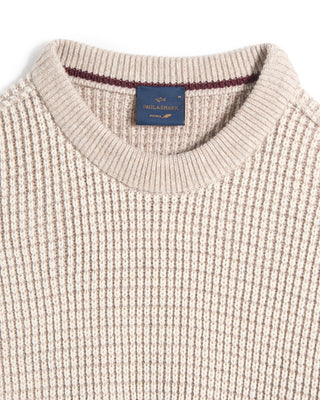 Paul  Shark Wool Bicolour Rib Crewneck 701