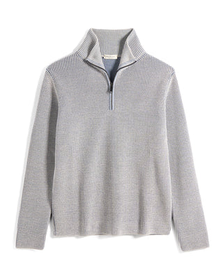 Waffle Quarter Zip Knitwear
