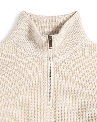 Waffle Quarter Zip Knitwear