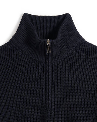 Waffle Quarter Zip Knitwear