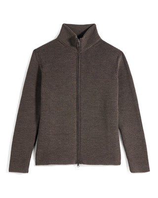 Phil Petter Merino Waffle Full Zip 6833