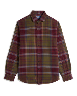 Polo Ralph Lauren Flannel Plaid Sport Shirt 5661