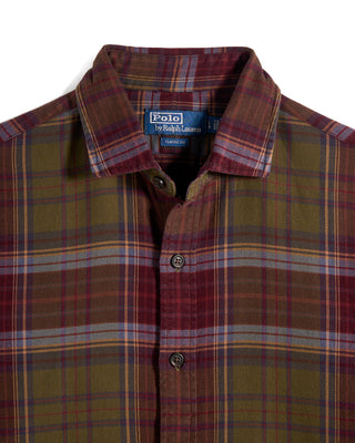 Polo Ralph Lauren Flannel Plaid Sport Shirt 5662