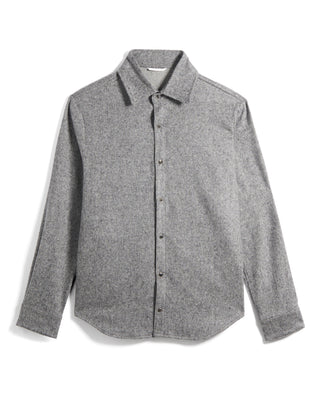 Pescarolo Italian Herringbone Wool Overshirt 570