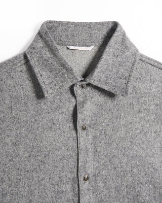 Pescarolo Italian Herringbone Wool Overshirt 571