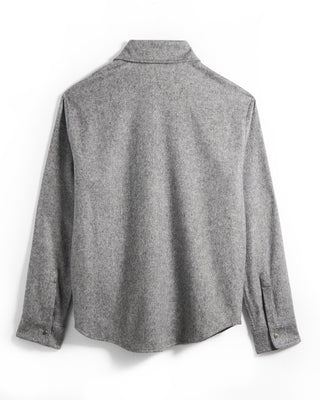 Pescarolo Italian Herringbone Wool Overshirt 578