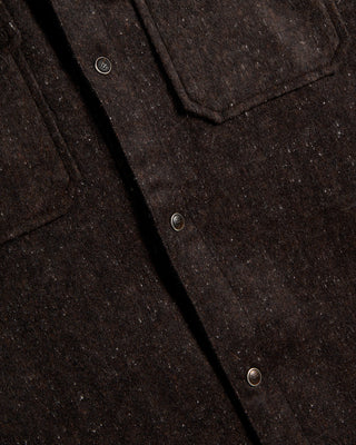 Pescarolo Snaps Front Hoodie Overshirt 4357