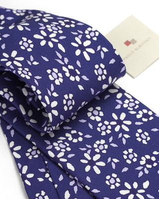 Lily Flower Print Tie