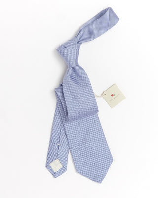 Paolo Albizatti Light Blue Nailhead Jacquard Tie