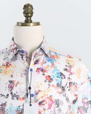 Splash Of Color Short Sleeves Shirt