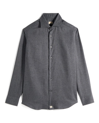 Sonrisa Cotton Lyocell Luxury Herringbone Flannel Comfort Fit Sport Shirt 4782