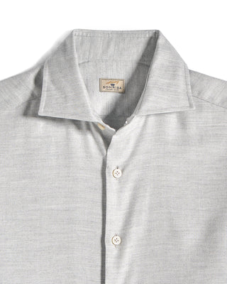 Sonrisa Cotton Lyocell Luxury Herringbone Flannel Comfort Fit Sport Shirt 4792
