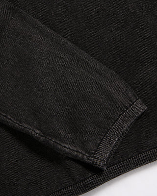 John Varvatos L/S Crew Neck In Acid Wash Black 1 5909