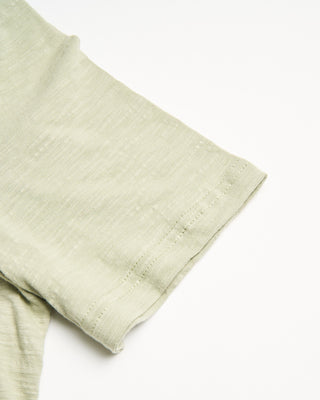 Outclass Sage Slub S/S Henley Sage 3 216