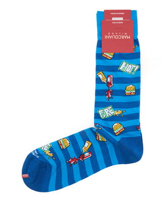 Marcoliani Pima Cotton Burger Blue/Sky 2 7814