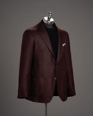 Basketweave Wool Blazer
