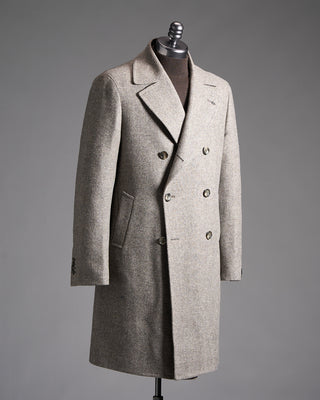 Tagliatore Herringbone Wool Topcoat 1575