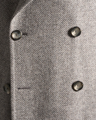 Tagliatore Herringbone Wool Topcoat 1577