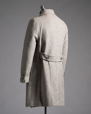 Tagliatore Herringbone Wool Topcoat 1582