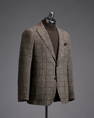 Tagliatore Boucle Check Wool Blazer 3436
