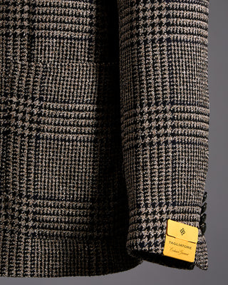 Tagliatore Boucle Check Wool Blazer 3440