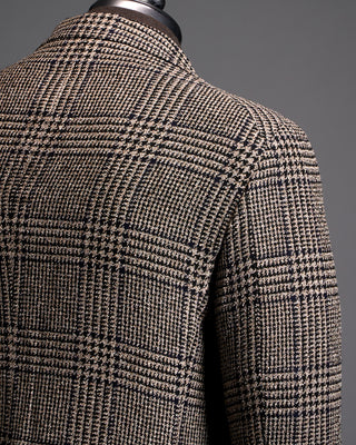 Tagliatore Boucle Check Wool Blazer 3442