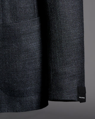 Tagliatore Basketweave Wool Silk Blazer 2752