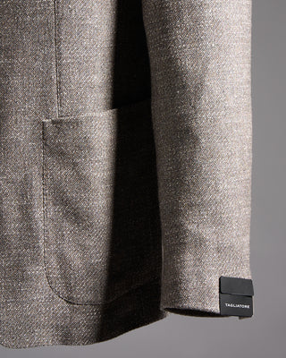 Tagliatore Wool Silk Stretch Twill Blazer 1560