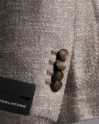 Tagliatore Wool Silk Stretch Twill Blazer 1561