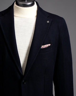 Tagliatore Ribbed Wool Blazer 3497