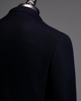 Tagliatore Ribbed Wool Blazer 3502