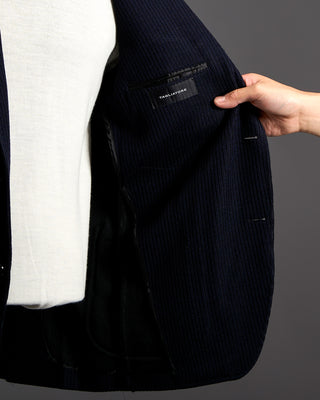 Tagliatore Ribbed Wool Blazer 3503