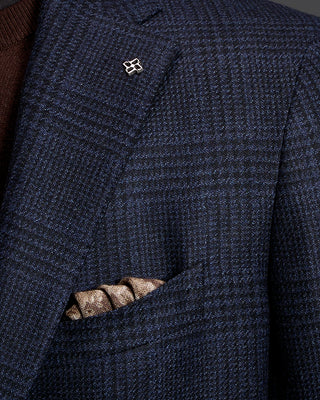 Tagliatore Prince of Wales Wool Blazer 5849