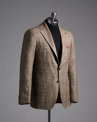 Tagliatore Prince of Wales Wool Cashmere Blazer 1519
