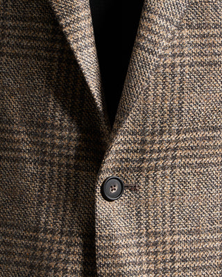 Tagliatore Prince of Wales Wool Cashmere Blazer 1521