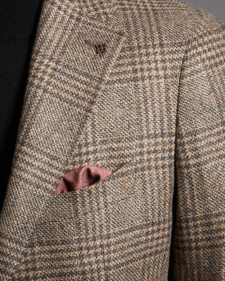 Tagliatore Prince of Wales Wool Cashmere Blazer 1522