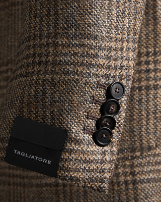 Tagliatore Prince of Wales Wool Cashmere Blazer 1524