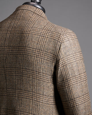 Tagliatore Prince of Wales Wool Cashmere Blazer 1525